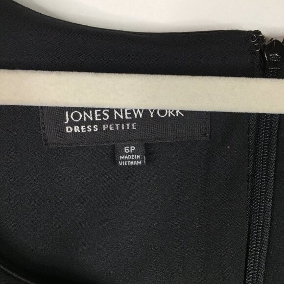 Jones New York Women's Black Dress Petite  Size 6P - Picture 4 of 10